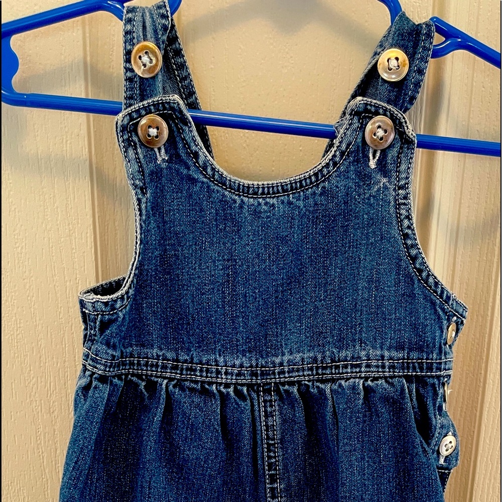 Baby GAP demin overalls. 3-6 months